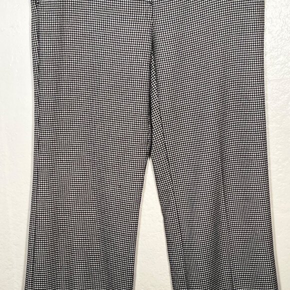 Bandolino Size 4 Stretch Houndstooth Dress Pants Polyester Blend Black & White - Picture 4 of 16